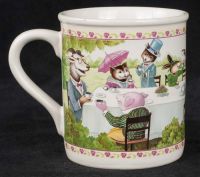Hallmark Garden Tea Time w/Animal Characters Coffee Mug